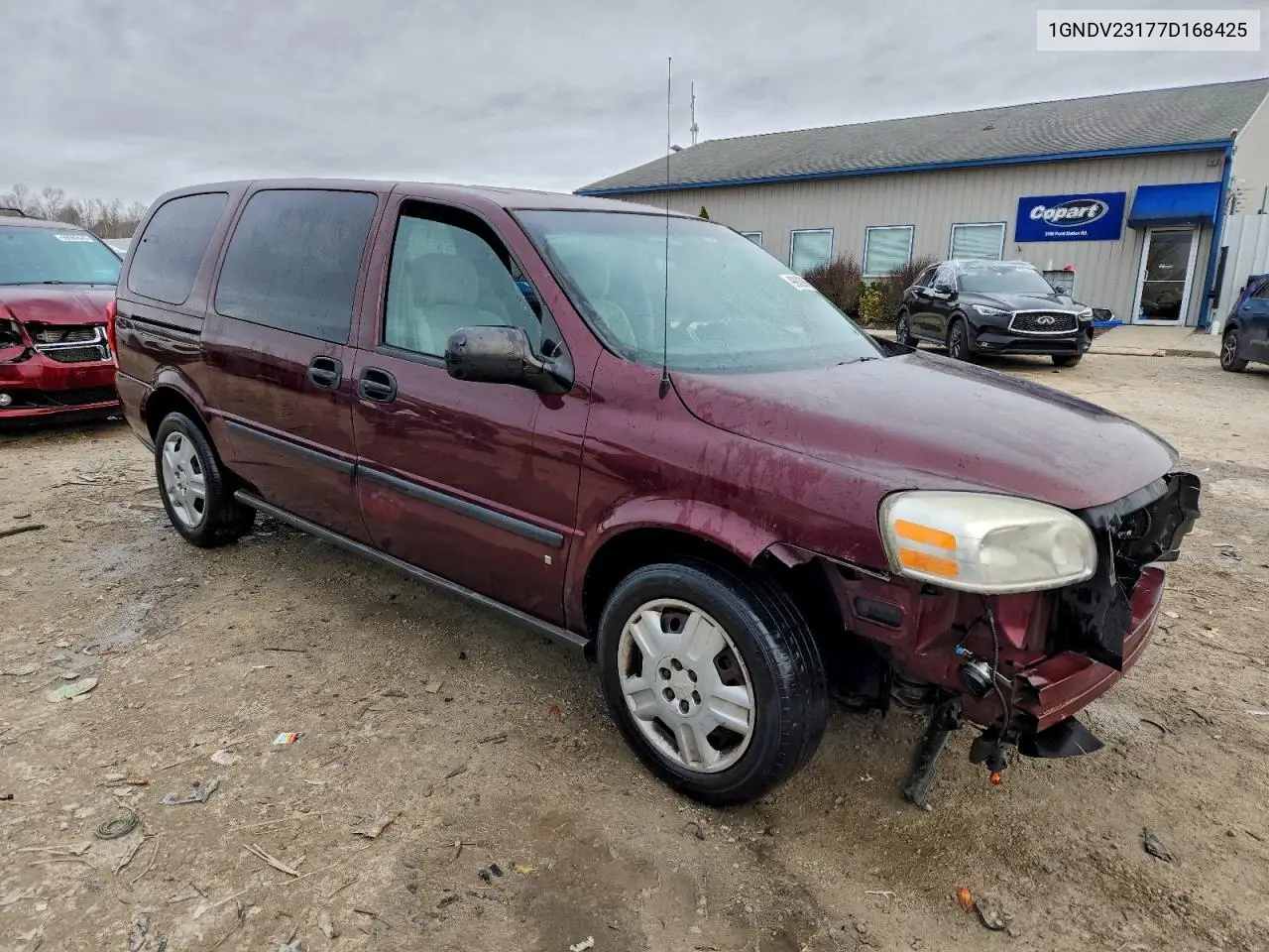 2007 Chevrolet Uplander Ls VIN: 1GNDV23177D168425 Lot: 99009945