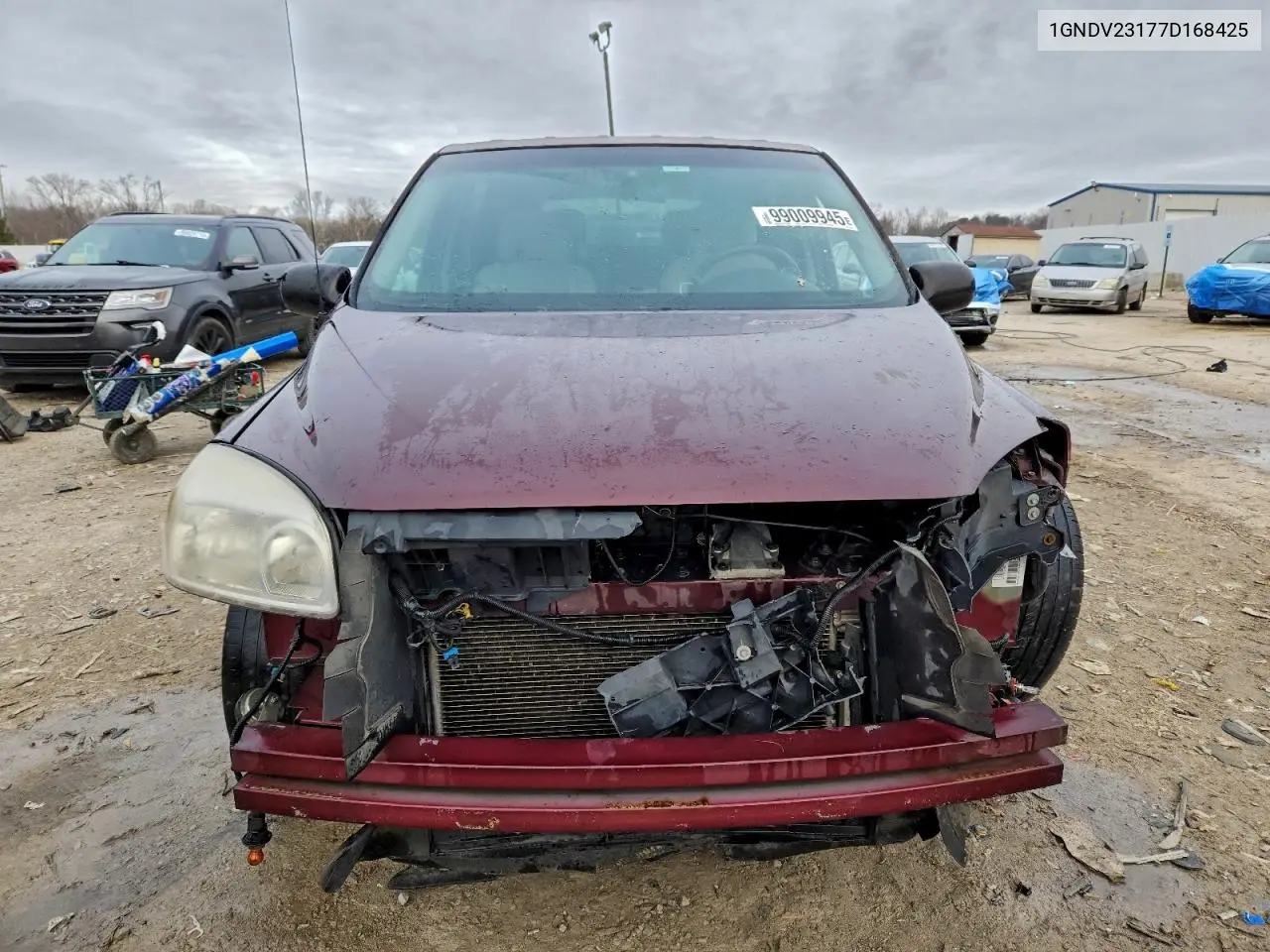2007 Chevrolet Uplander Ls VIN: 1GNDV23177D168425 Lot: 99009945