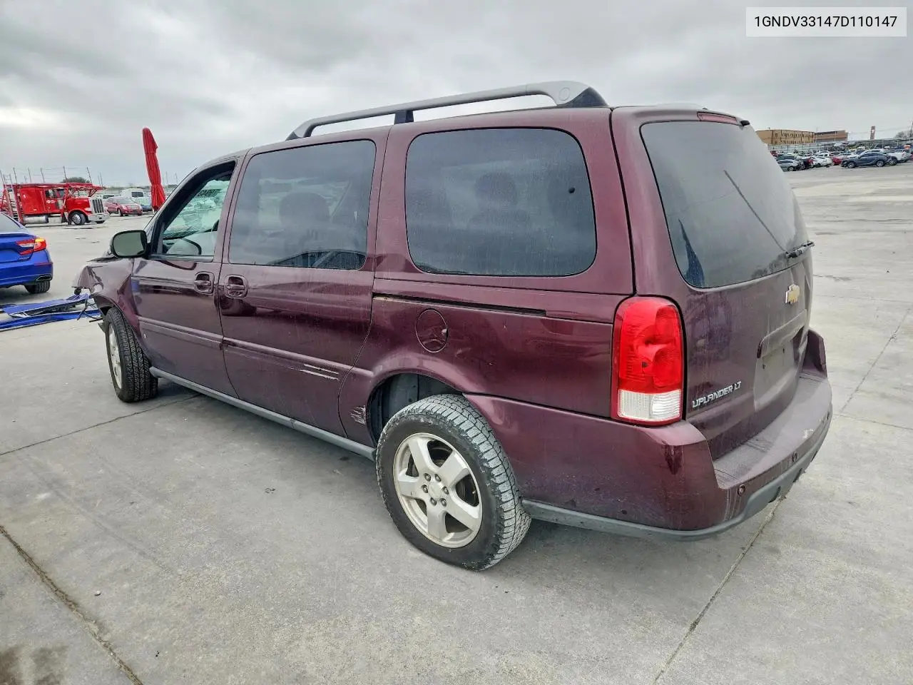 2007 Chevrolet Uplander Lt VIN: 1GNDV33147D110147 Lot: 99431755