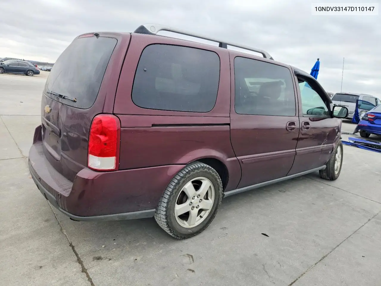 2007 Chevrolet Uplander Lt VIN: 1GNDV33147D110147 Lot: 99431755