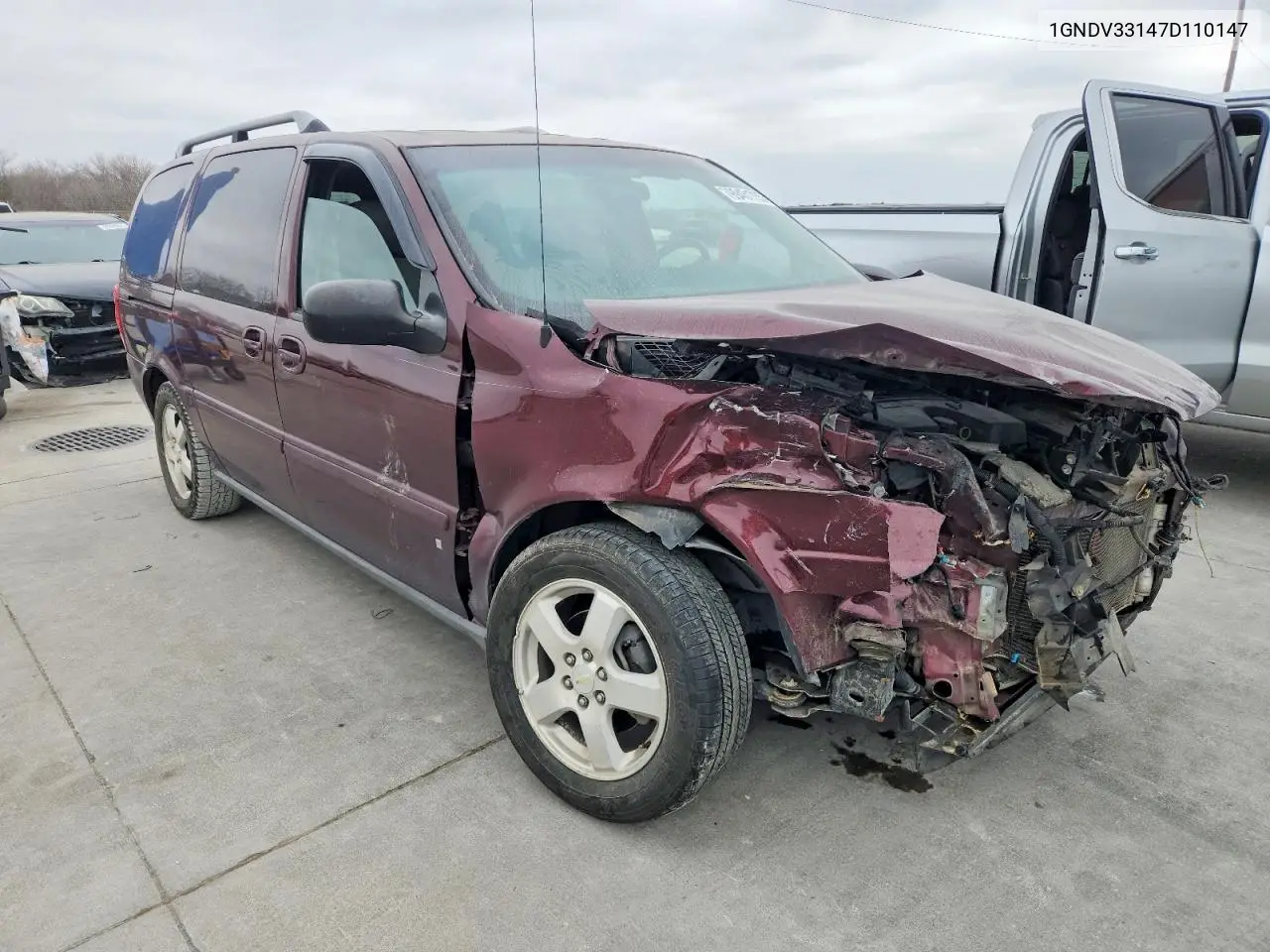 2007 Chevrolet Uplander Lt VIN: 1GNDV33147D110147 Lot: 99431755