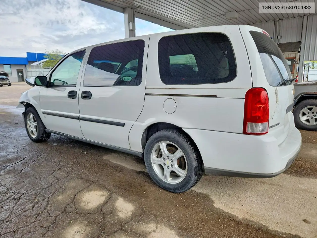2008 Chevrolet Uplander Ls VIN: 1GNDV23168D104832 Lot: 49589186