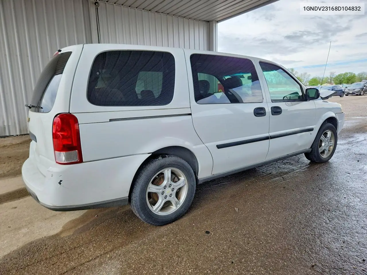 2008 Chevrolet Uplander Ls VIN: 1GNDV23168D104832 Lot: 49589186