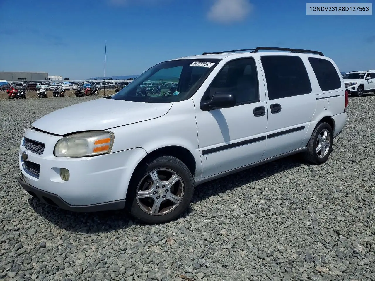 2008 Chevrolet Uplander Ls VIN: 1GNDV231X8D127563 Lot: 54323096