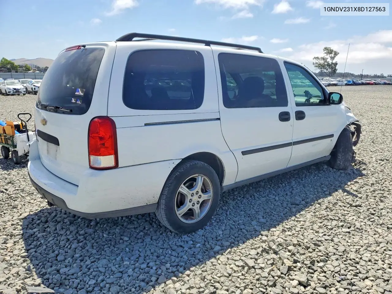 2008 Chevrolet Uplander Ls VIN: 1GNDV231X8D127563 Lot: 54323096