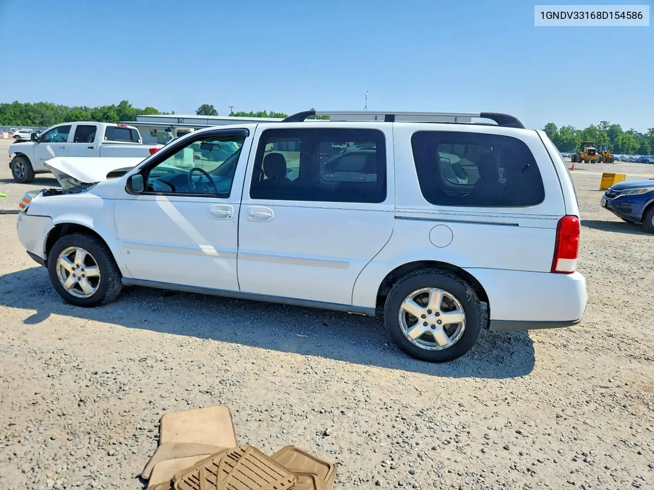 2008 Chevrolet Uplander Lt VIN: 1GNDV33168D154586 Lot: 57163396