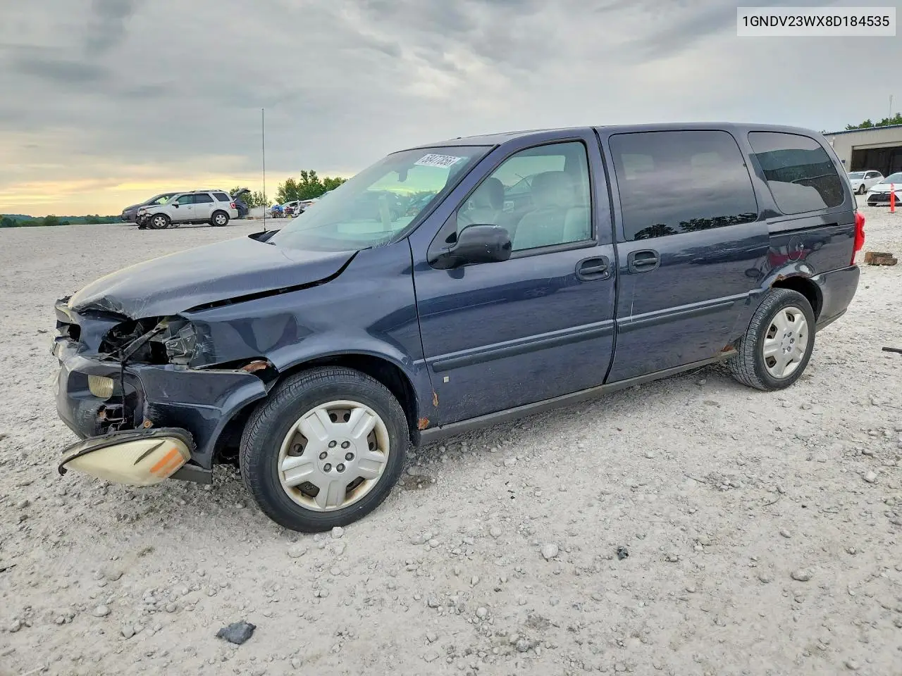 2008 Chevrolet Uplander Ls VIN: 1GNDV23WX8D184535 Lot: 58477856