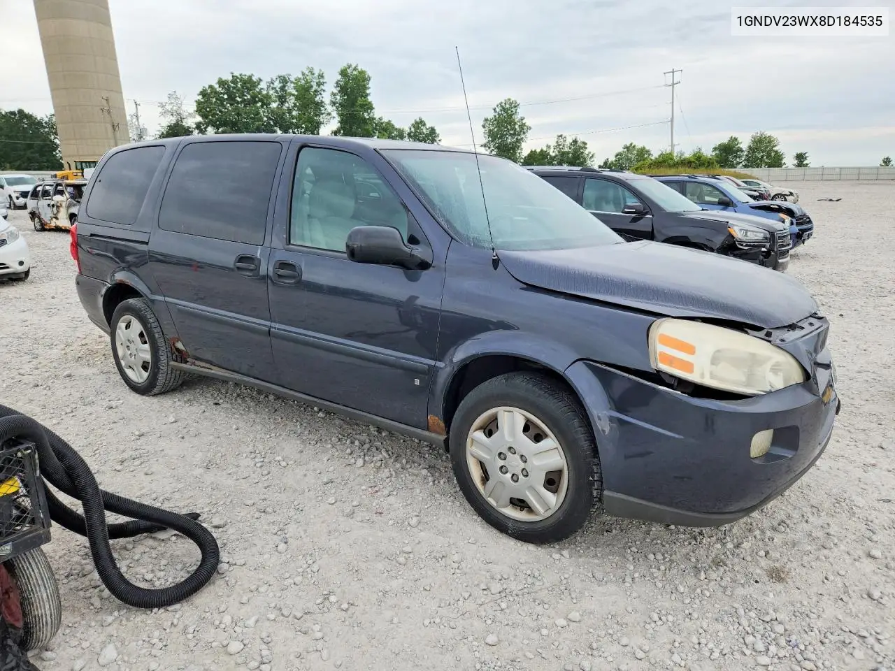 2008 Chevrolet Uplander Ls VIN: 1GNDV23WX8D184535 Lot: 58477856