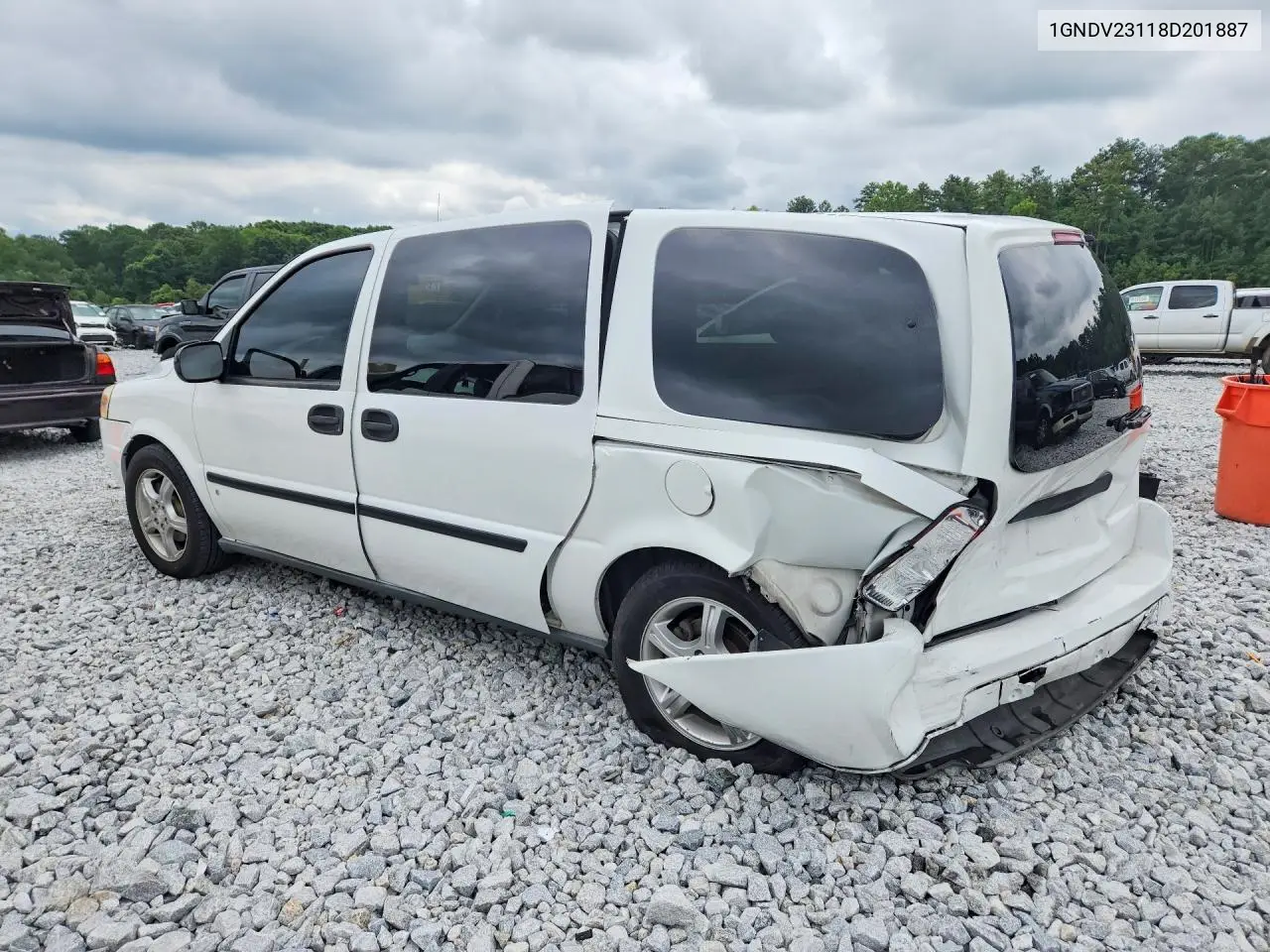 2008 Chevrolet Uplander Ls VIN: 1GNDV23118D201887 Lot: 60661826