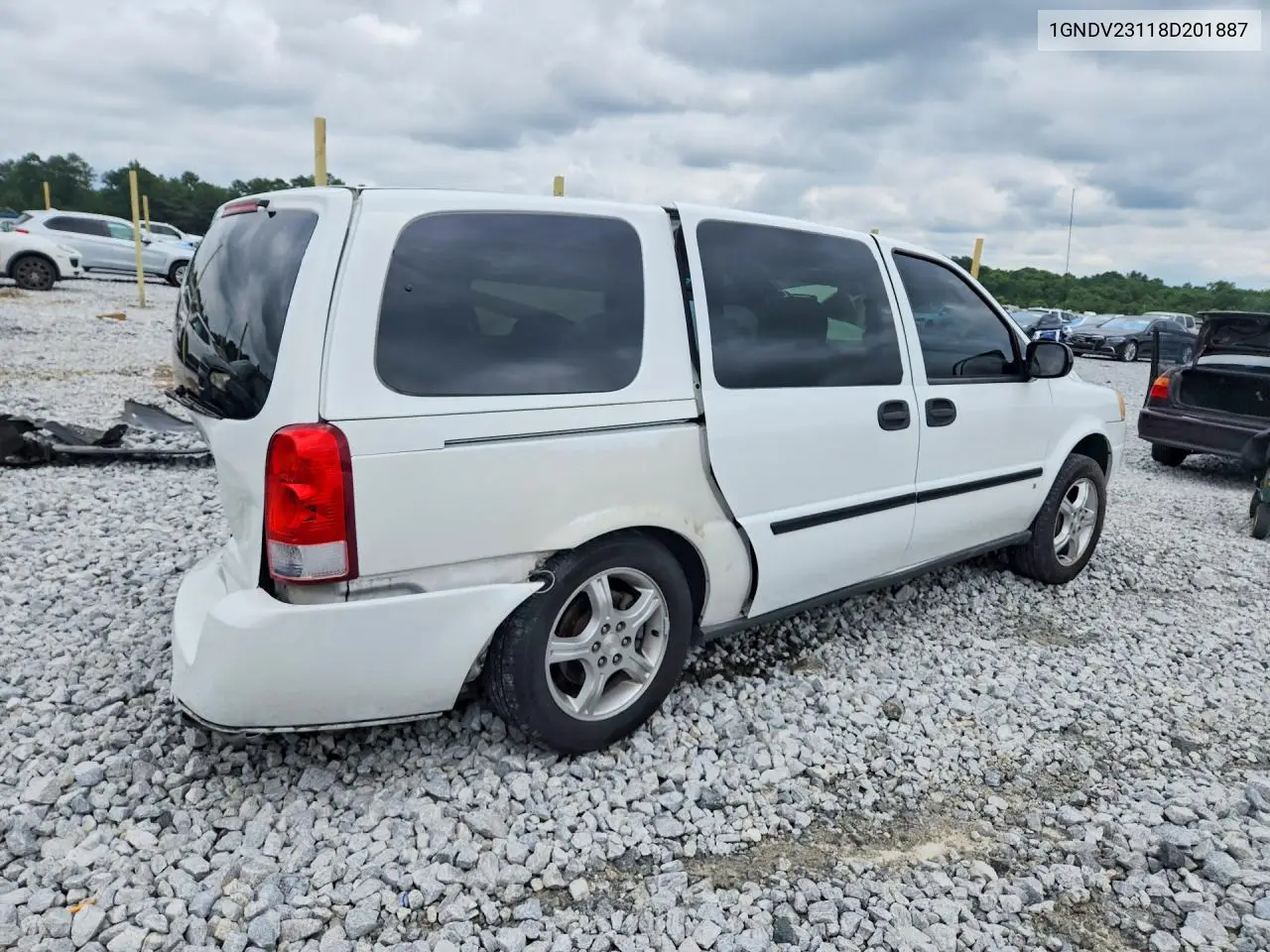 2008 Chevrolet Uplander Ls VIN: 1GNDV23118D201887 Lot: 60661826