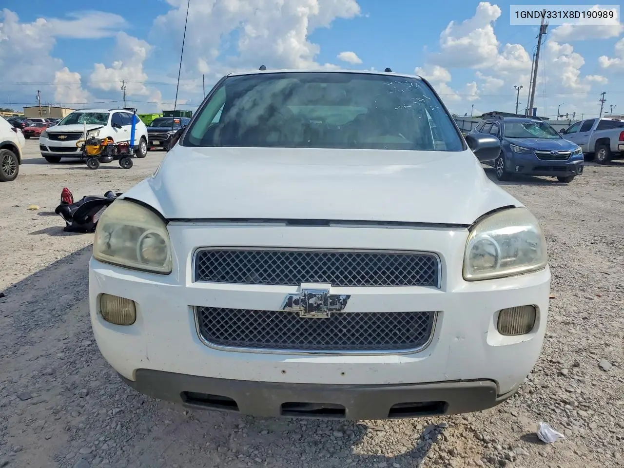 2008 Chevrolet Uplander Lt VIN: 1GNDV331X8D190989 Lot: 60821786