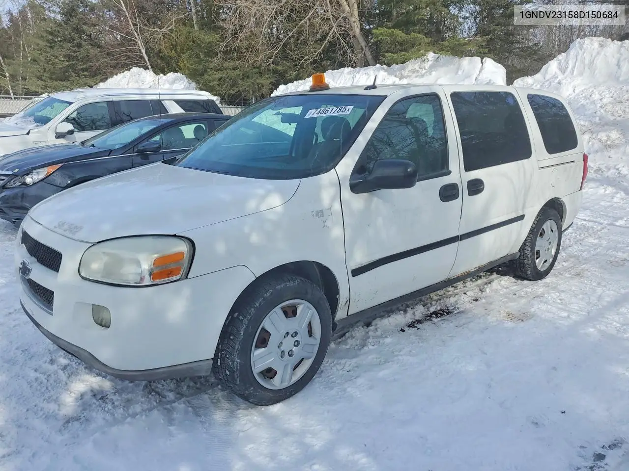 2008 Chevrolet Uplander Ls VIN: 1GNDV23158D150684 Lot: 74861785