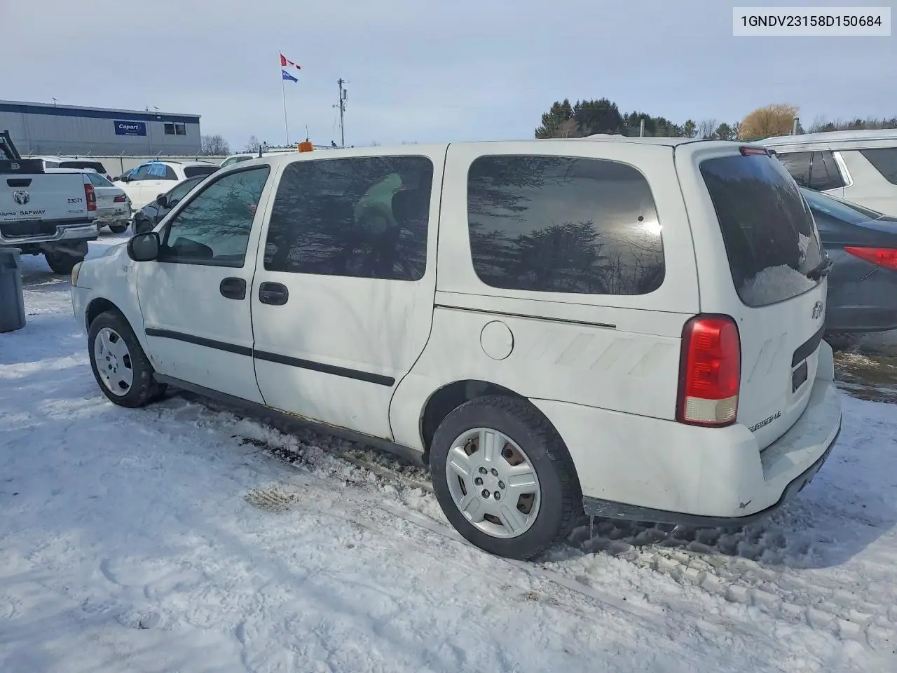 2008 Chevrolet Uplander Ls VIN: 1GNDV23158D150684 Lot: 74861785