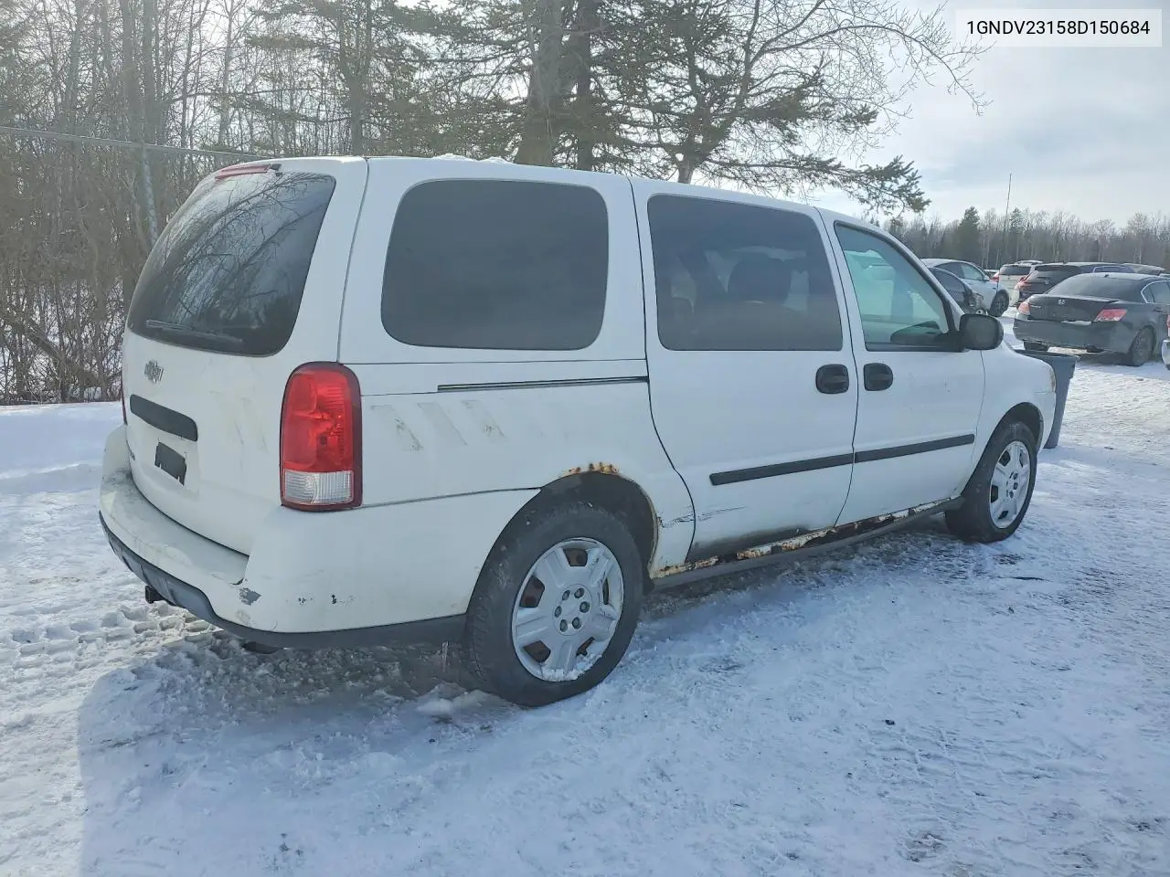 2008 Chevrolet Uplander Ls VIN: 1GNDV23158D150684 Lot: 74861785