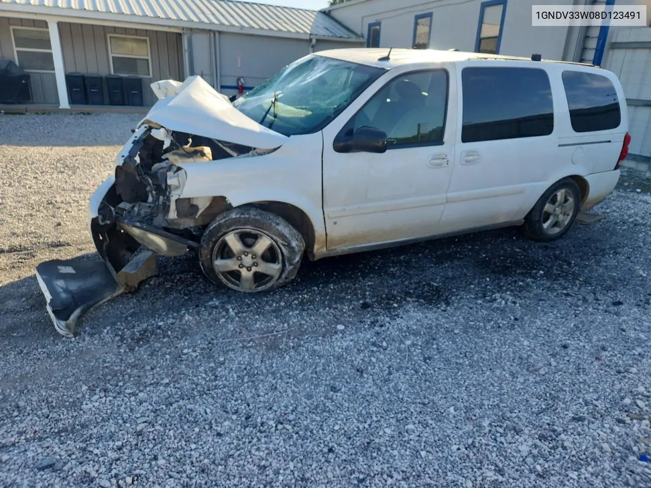 2008 Chevrolet Uplander Lt VIN: 1GNDV33W08D123491 Lot: 90640505