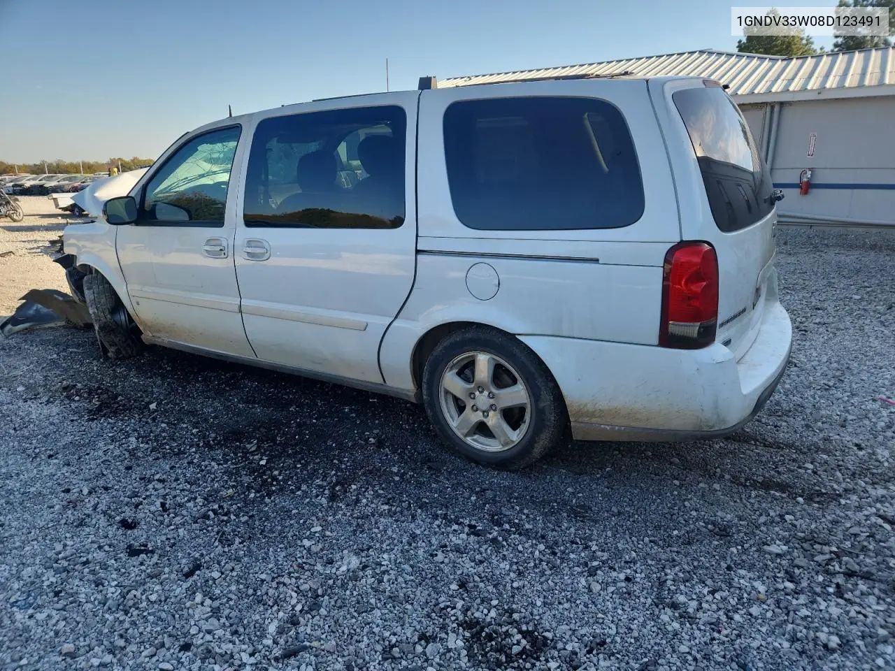 2008 Chevrolet Uplander Lt VIN: 1GNDV33W08D123491 Lot: 90640505