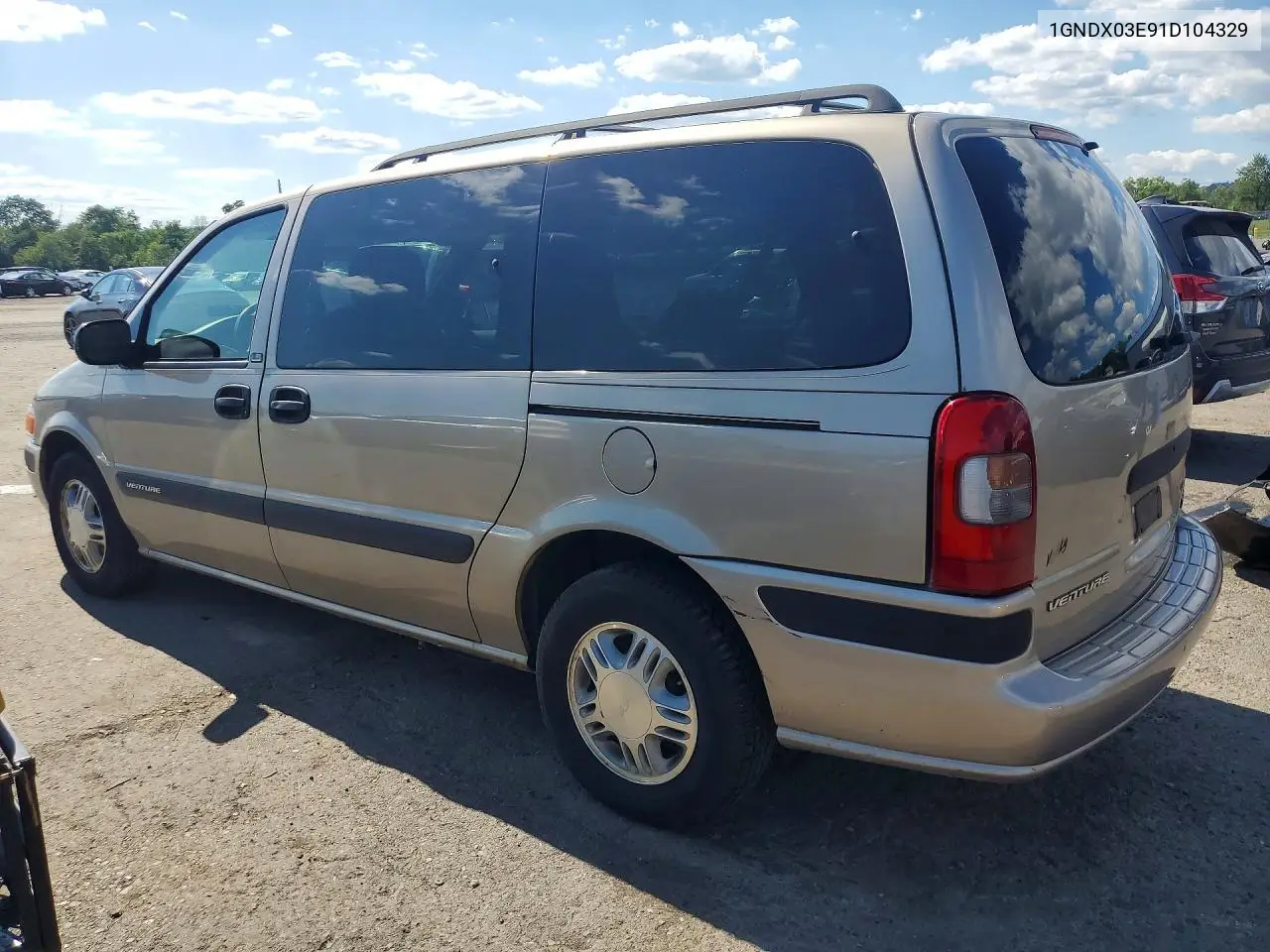 2001 Chevrolet Venture VIN: 1GNDX03E91D104329 Lot: 57818646