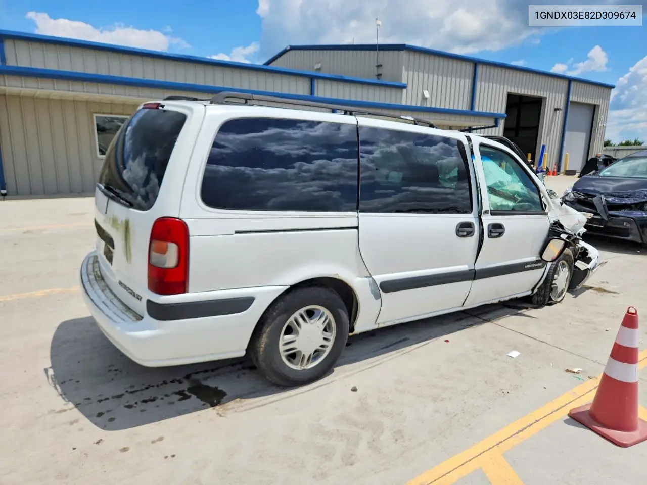 2002 Chevrolet Venture VIN: 1GNDX03E82D309674 Lot: 57502636