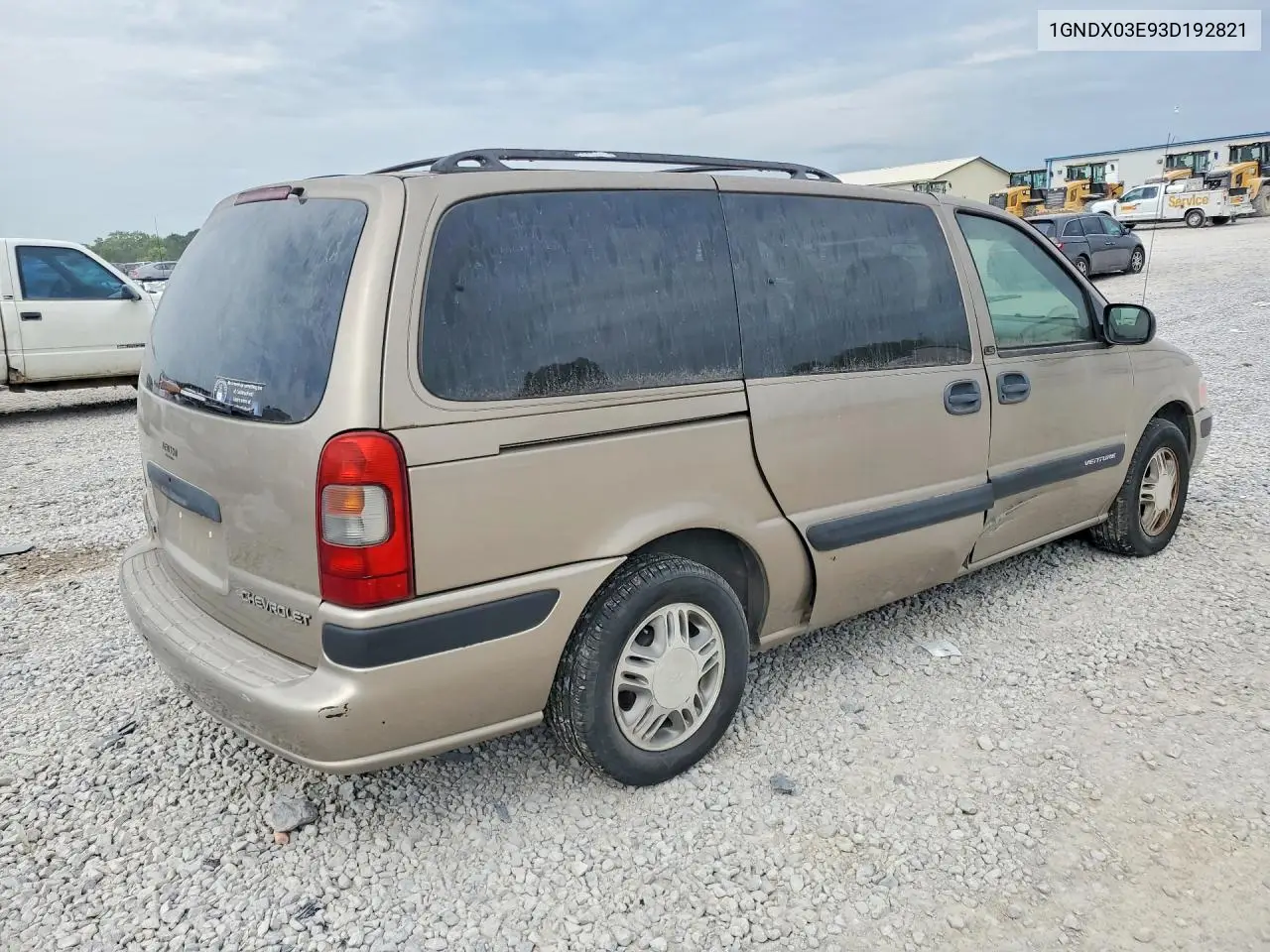 2003 Chevrolet Venture VIN: 1GNDX03E93D192821 Lot: 60645486