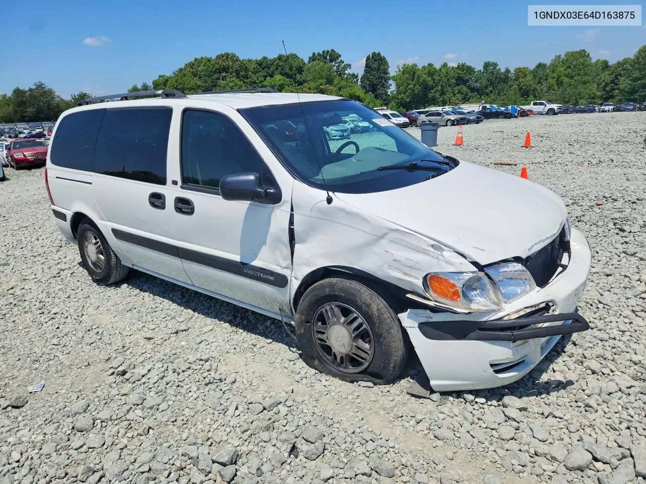 2004 Chevrolet Venture VIN: 1GNDX03E64D163875 Lot: 59597106