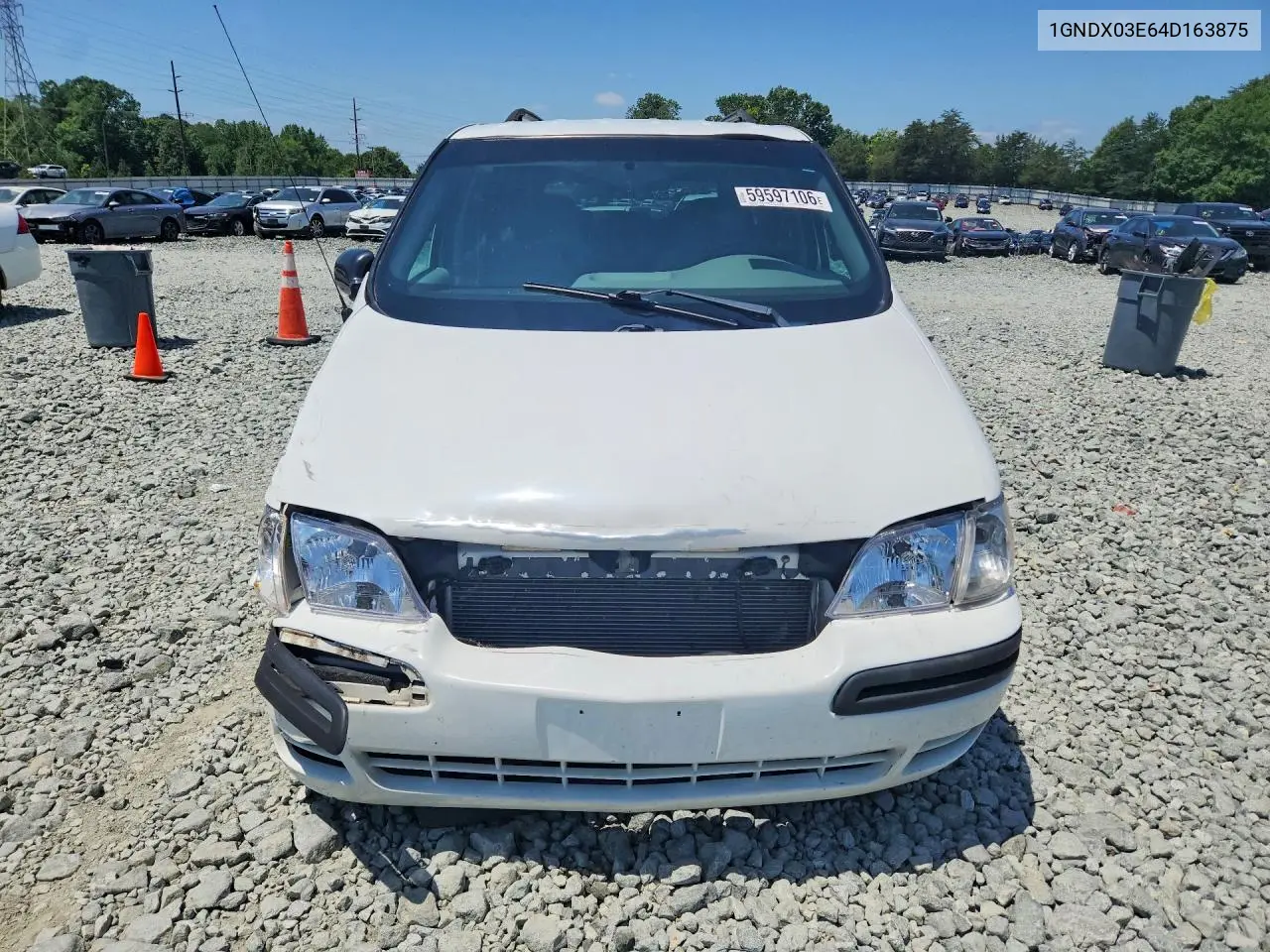 2004 Chevrolet Venture VIN: 1GNDX03E64D163875 Lot: 59597106