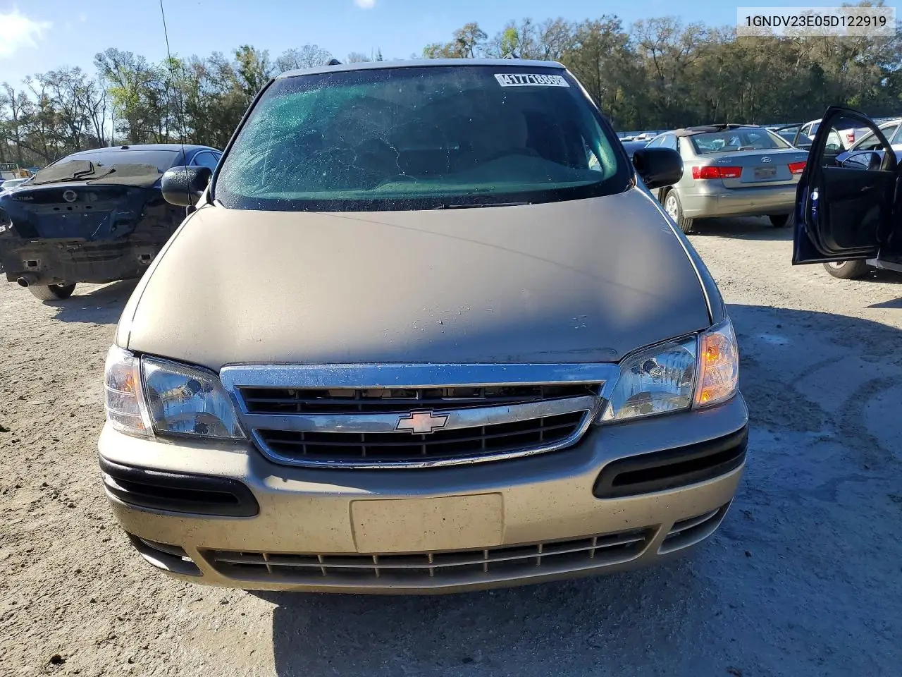 2005 Chevrolet Venture Ls VIN: 1GNDV23E05D122919 Lot: 41771886