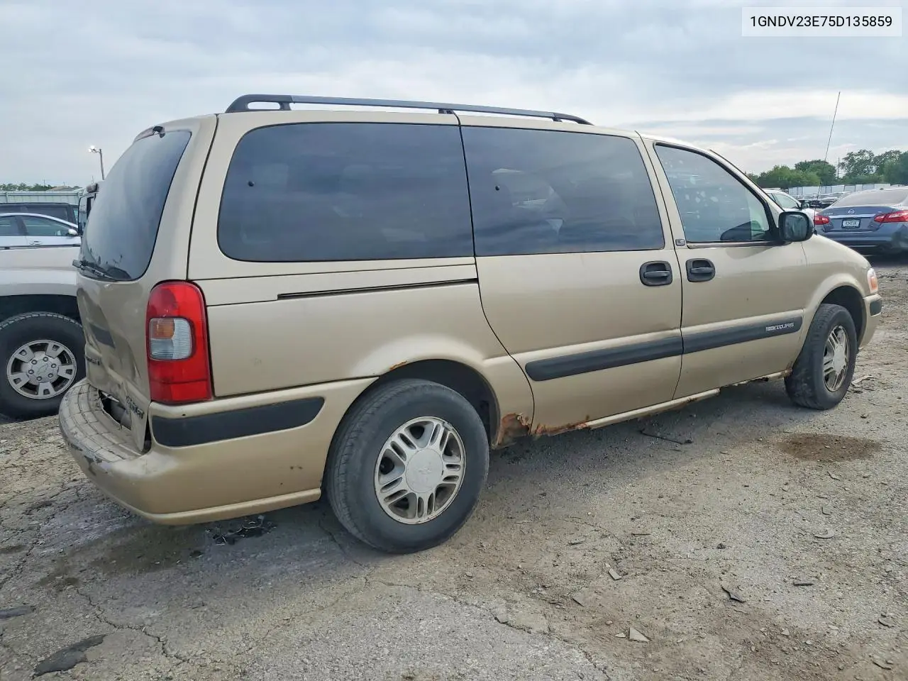 2005 Chevrolet Venture Ls VIN: 1GNDV23E75D135859 Lot: 55279456