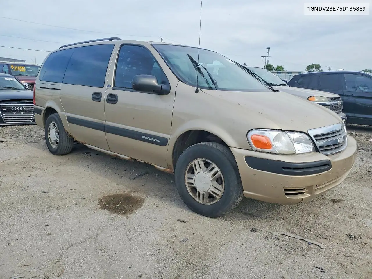 2005 Chevrolet Venture Ls VIN: 1GNDV23E75D135859 Lot: 55279456