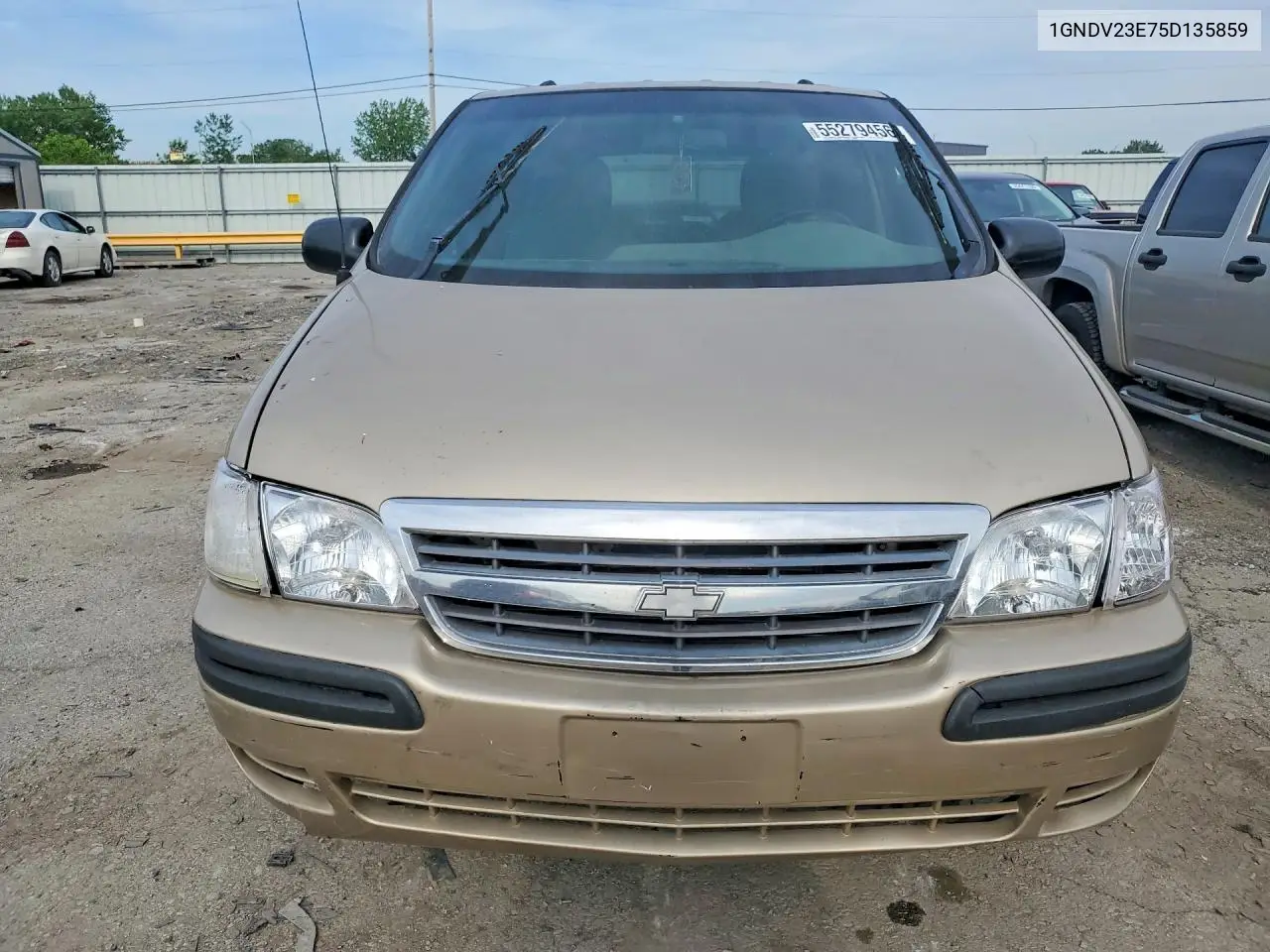 2005 Chevrolet Venture Ls VIN: 1GNDV23E75D135859 Lot: 55279456