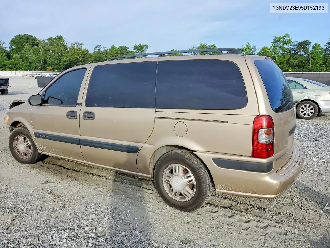 2005 Chevrolet Venture Ls VIN: 1GNDV23E95D152193 Lot: 62101736