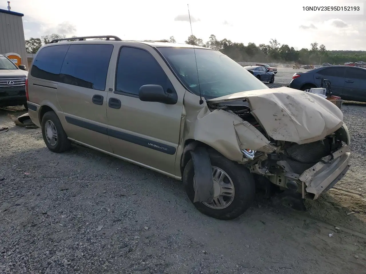 2005 Chevrolet Venture Ls VIN: 1GNDV23E95D152193 Lot: 62101736