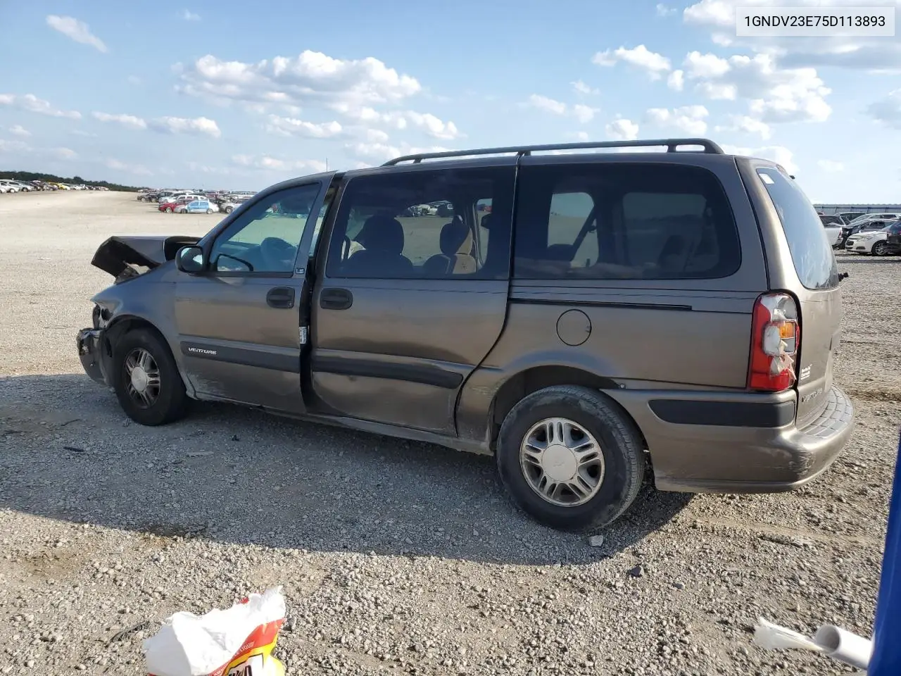 2005 Chevrolet Venture Ls VIN: 1GNDV23E75D113893 Lot: 80010895