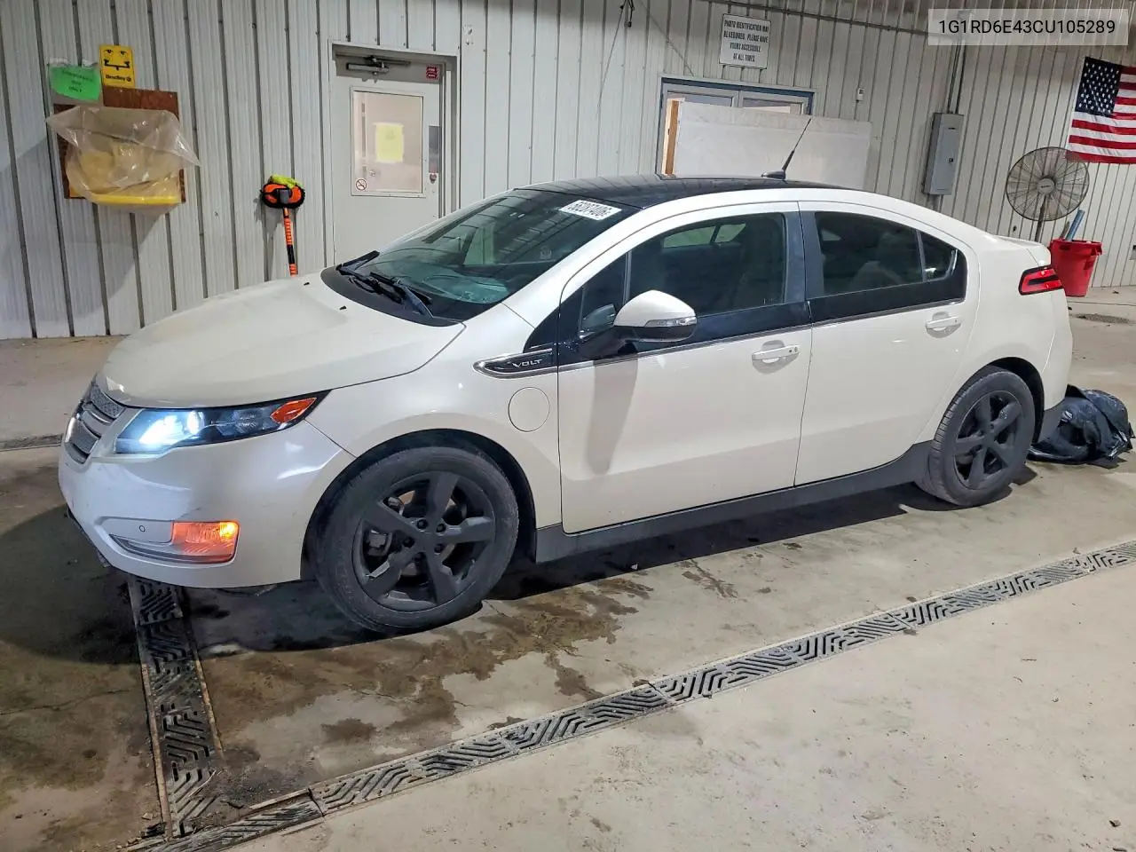 2012 Chevrolet Volt VIN: 1G1RD6E43CU105289 Lot: 56287406