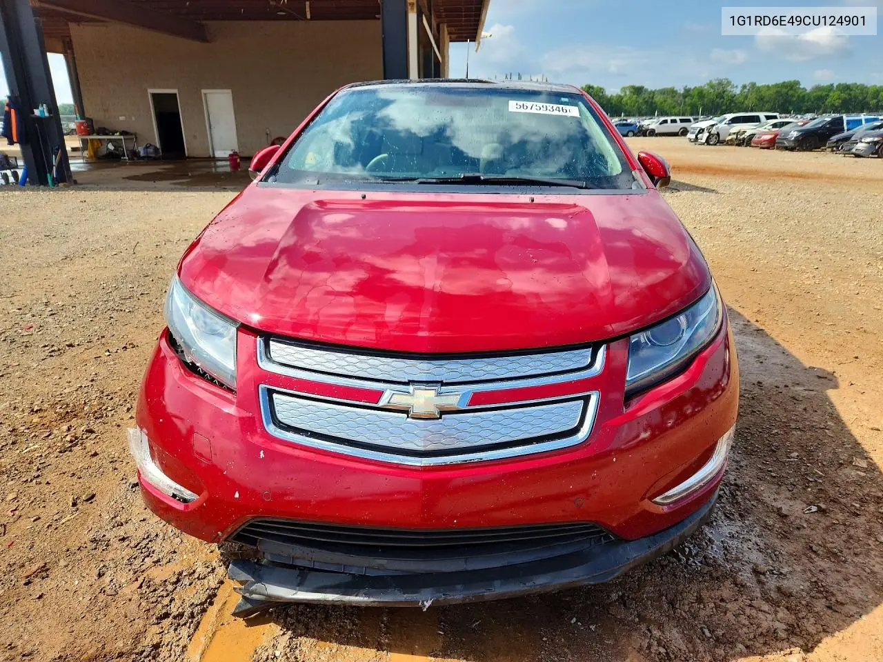 2012 Chevrolet Volt VIN: 1G1RD6E49CU124901 Lot: 56759346