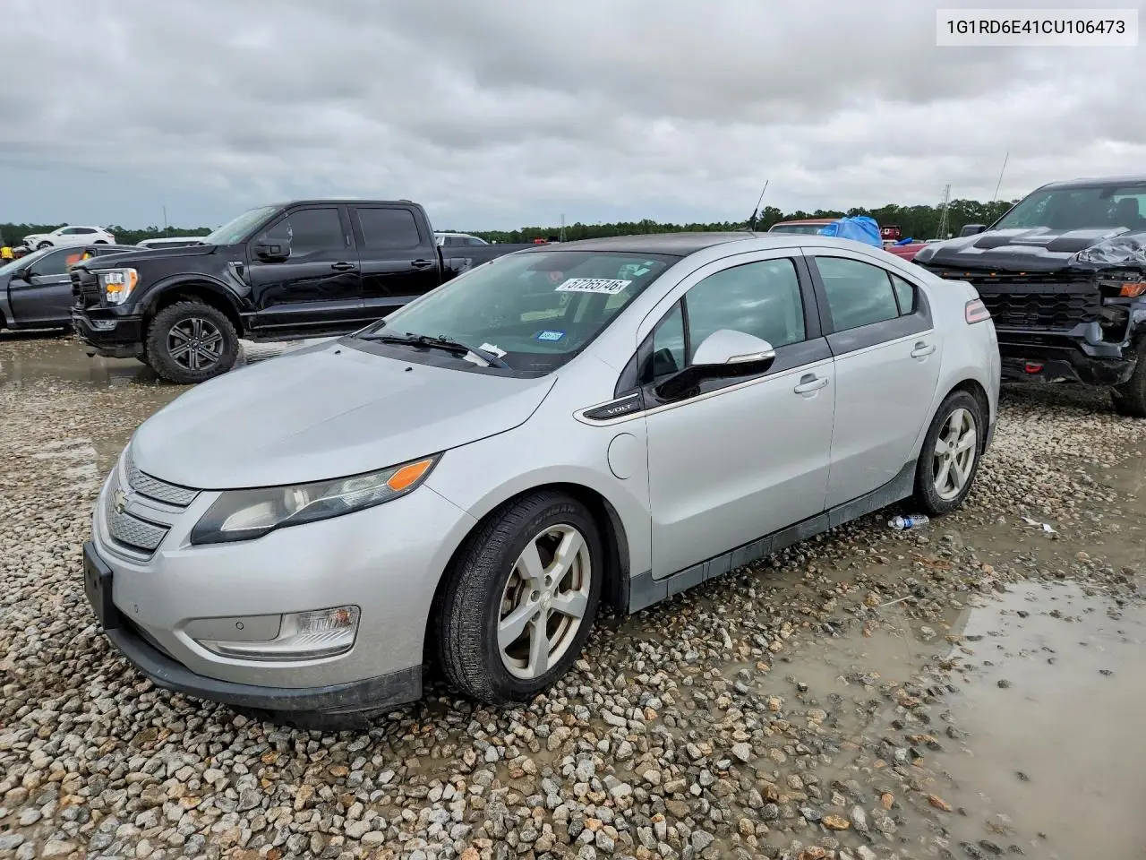 2012 Chevrolet Volt VIN: 1G1RD6E41CU106473 Lot: 57265746