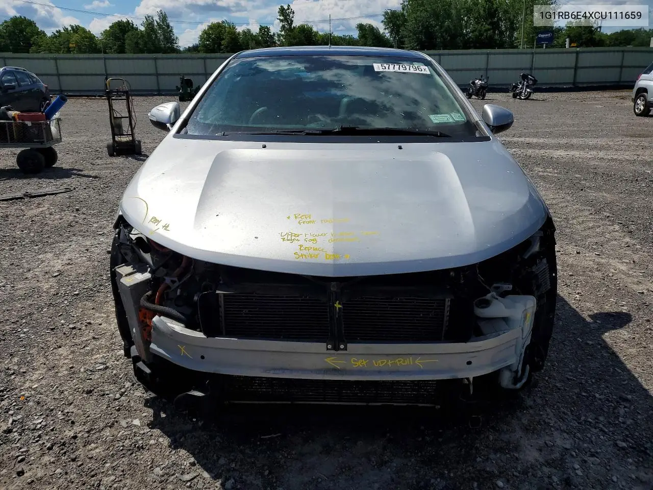 2012 Chevrolet Volt VIN: 1G1RB6E4XCU111659 Lot: 57779796