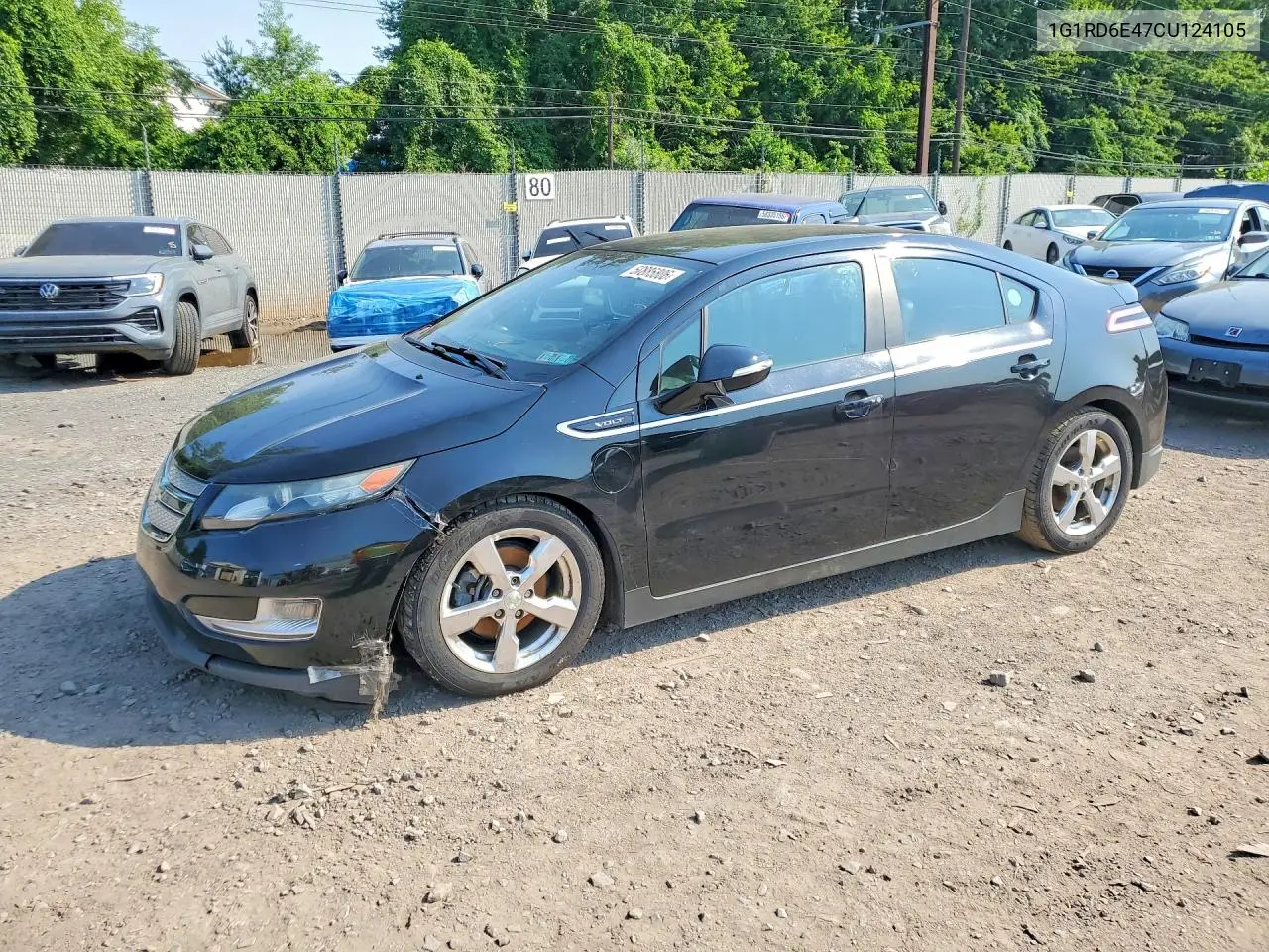 2012 Chevrolet Volt VIN: 1G1RD6E47CU124105 Lot: 58885806
