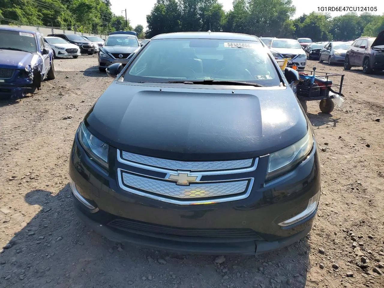 2012 Chevrolet Volt VIN: 1G1RD6E47CU124105 Lot: 58885806