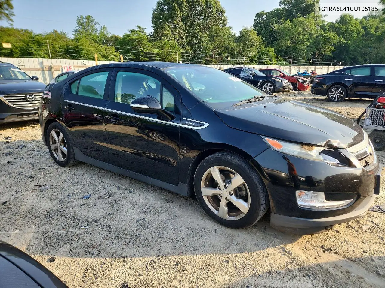 2012 Chevrolet Volt VIN: 1G1RA6E41CU105185 Lot: 59233856