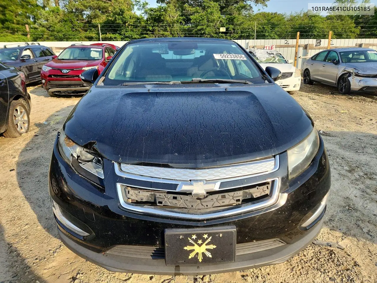 2012 Chevrolet Volt VIN: 1G1RA6E41CU105185 Lot: 59233856