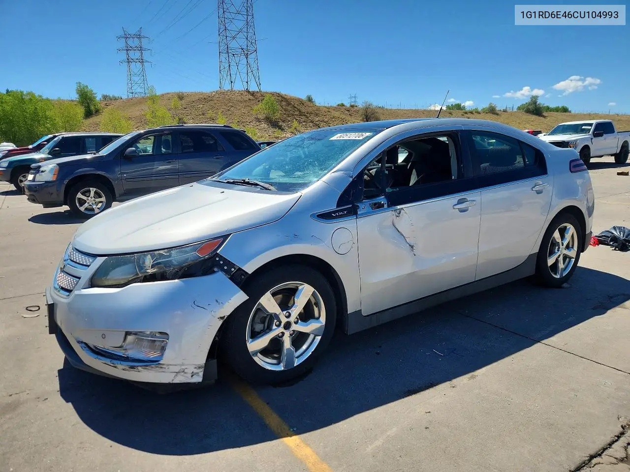 2012 Chevrolet Volt VIN: 1G1RD6E46CU104993 Lot: 60512706