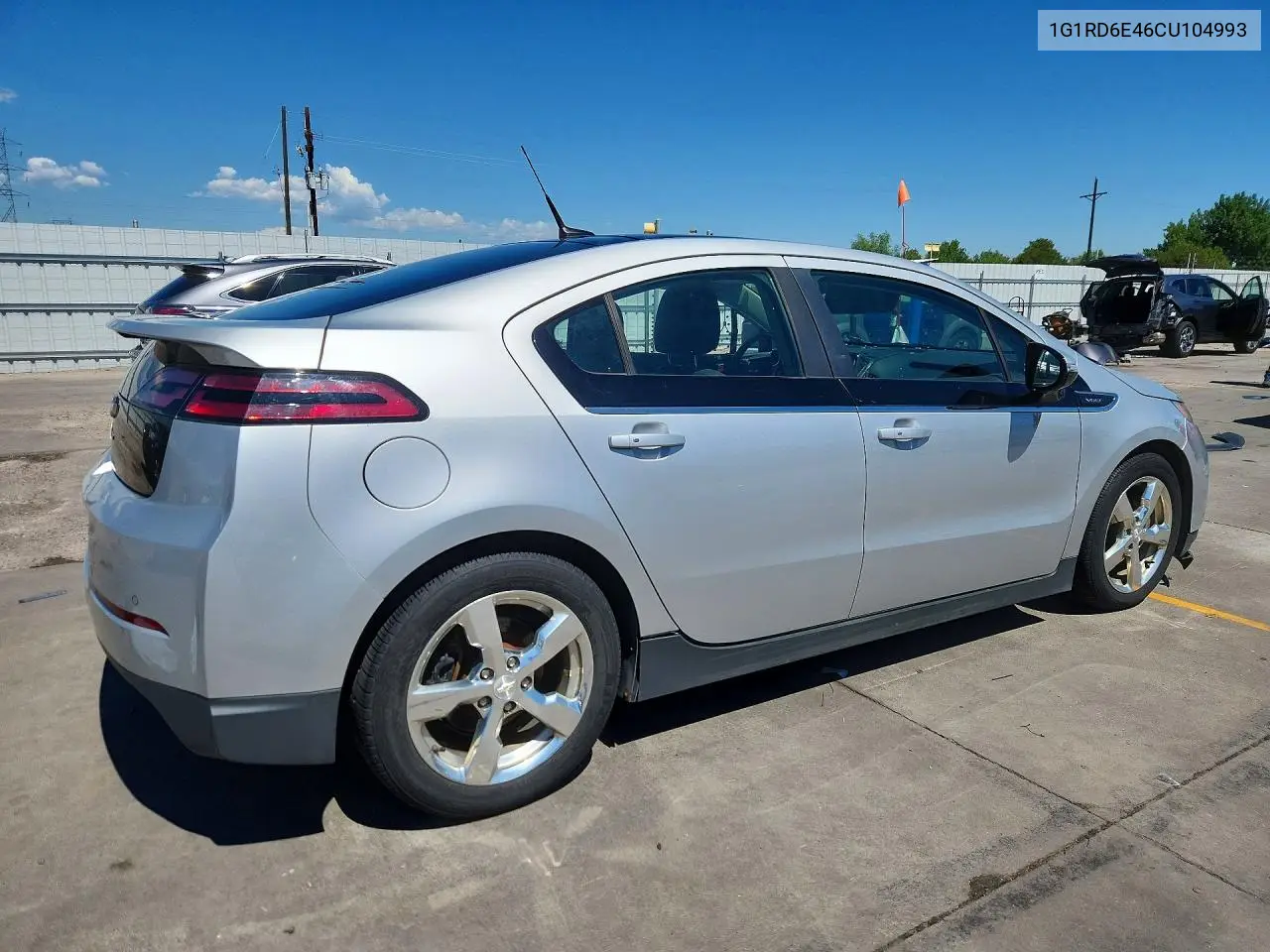 2012 Chevrolet Volt VIN: 1G1RD6E46CU104993 Lot: 60512706