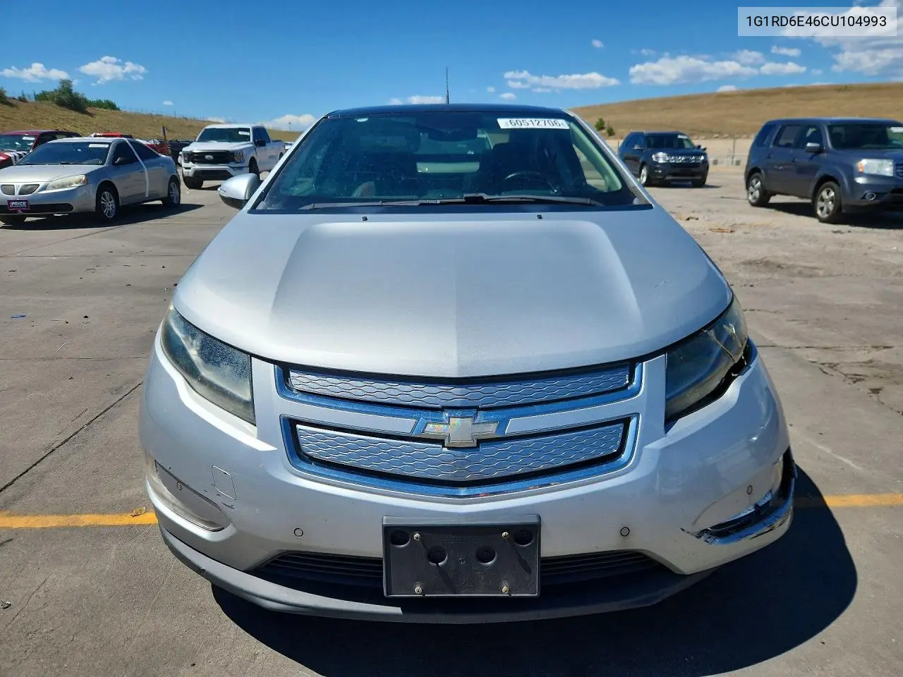 2012 Chevrolet Volt VIN: 1G1RD6E46CU104993 Lot: 60512706