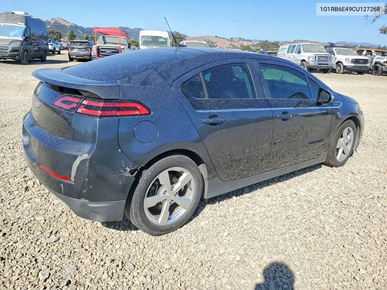 2012 Chevrolet Volt VIN: 1G1RB6E49CU127268 Lot: 61397196