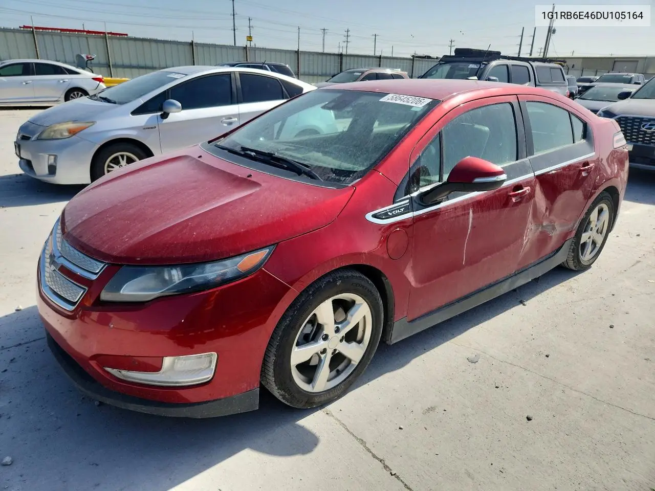 2013 Chevrolet Volt VIN: 1G1RB6E46DU105164 Lot: 58645206