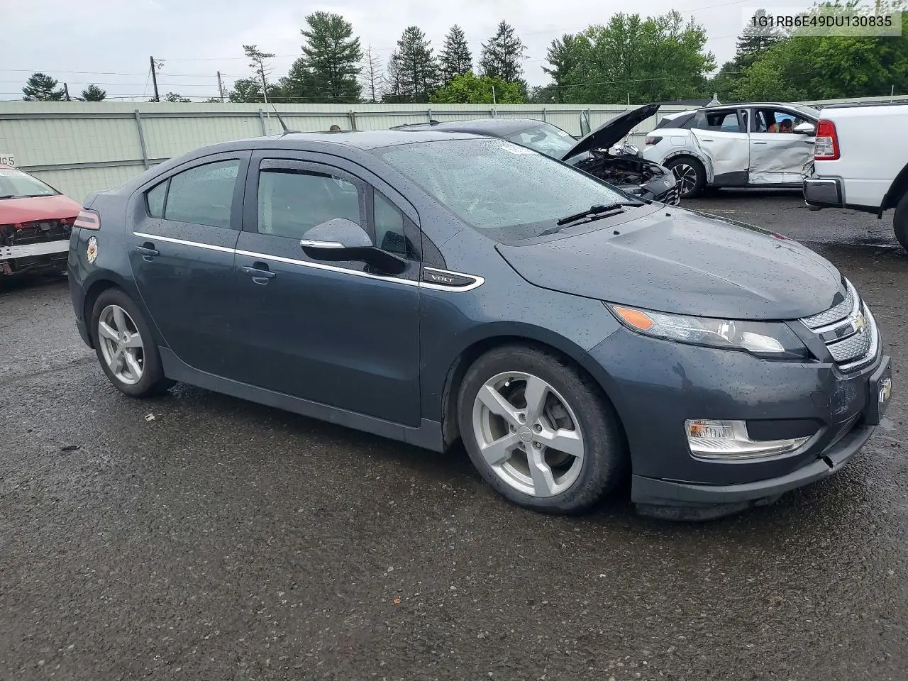 2013 Chevrolet Volt VIN: 1G1RB6E49DU130835 Lot: 59870536