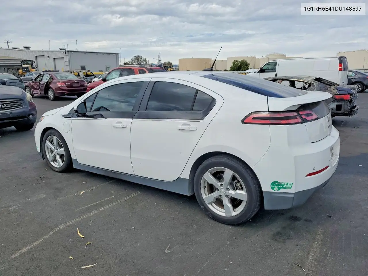 2013 Chevrolet Volt VIN: 1G1RH6E41DU148597 Lot: 61625416