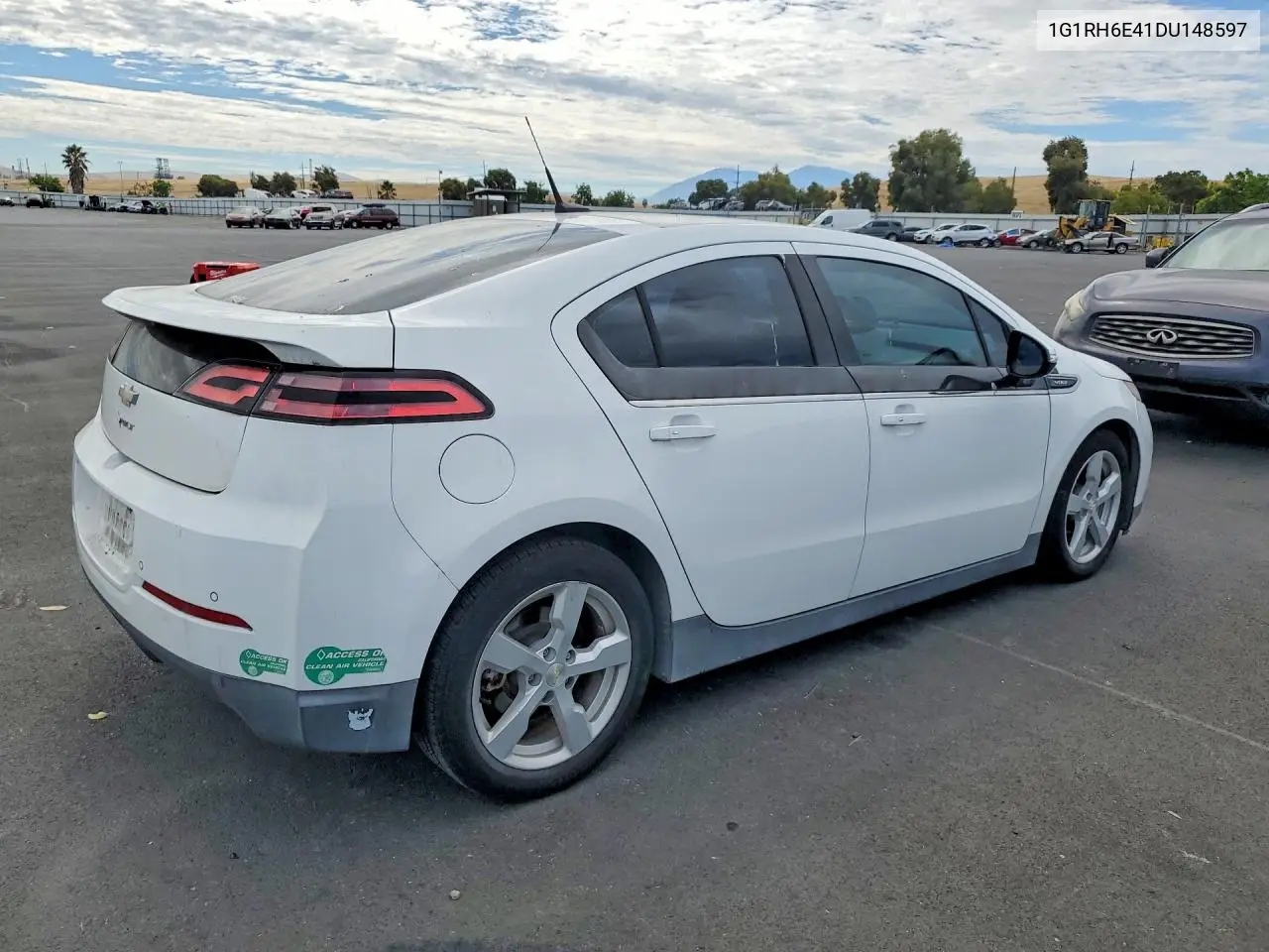 2013 Chevrolet Volt VIN: 1G1RH6E41DU148597 Lot: 61625416
