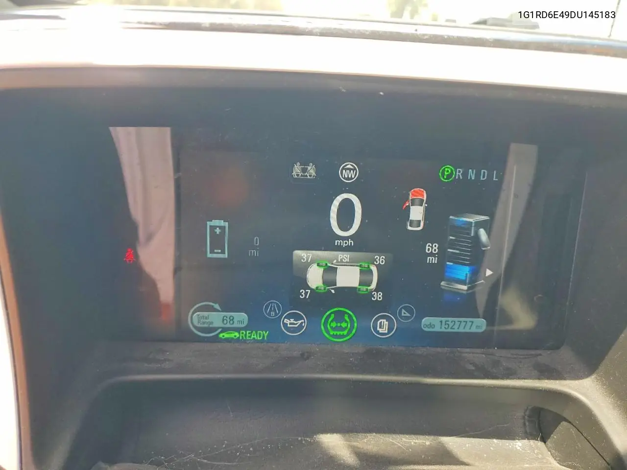 2013 Chevrolet Volt VIN: 1G1RD6E49DU145183 Lot: 61853326
