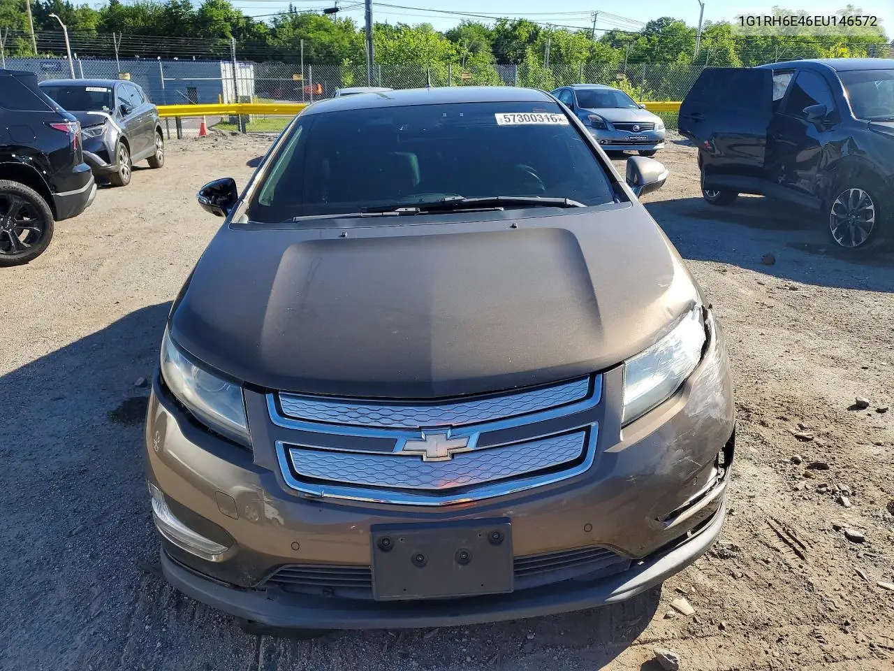 2014 Chevrolet Volt VIN: 1G1RH6E46EU146572 Lot: 57300316